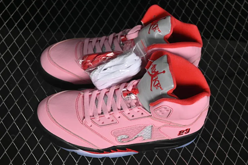 All categories Air Jordan Jordan series basketball shoes Air Jordan 5 OG version Awake NY x Air Jordan 5 "Arctic Pink" AJ5 Joe 5 joint pink DV4982-600
